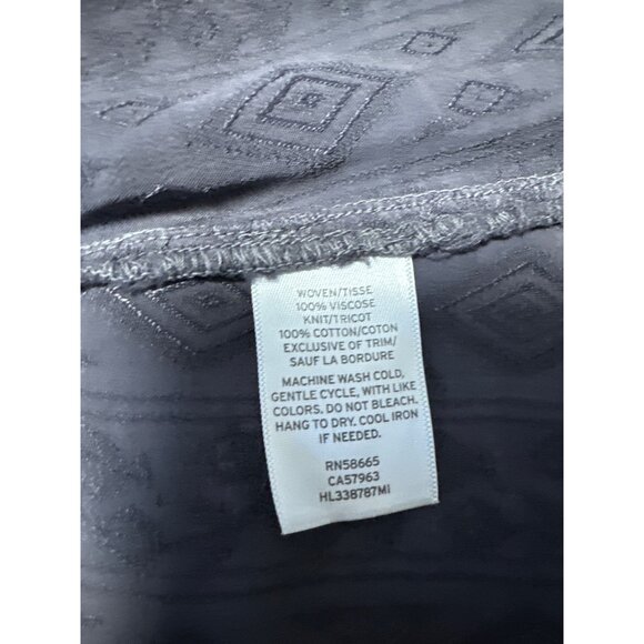 Hinge Sleeveless Scoop Neck Slip Dress With Subtle Pattern Detailing Size S - Picture 7 of 9